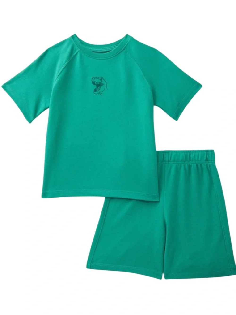 Boys Sz 8 Green Shorts Set